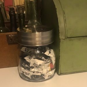 Ball Mason Decorative Canister Jar Extra Wide Mouth